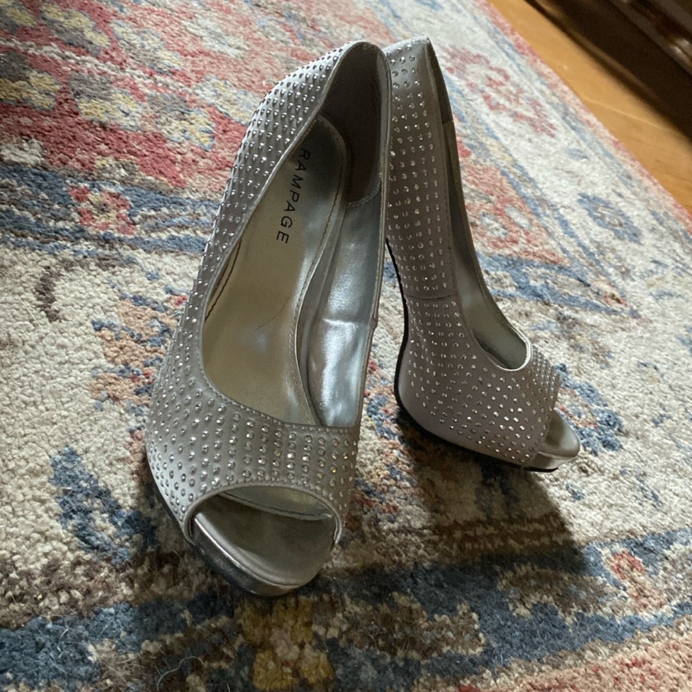 Sparkly Rampage High Heels